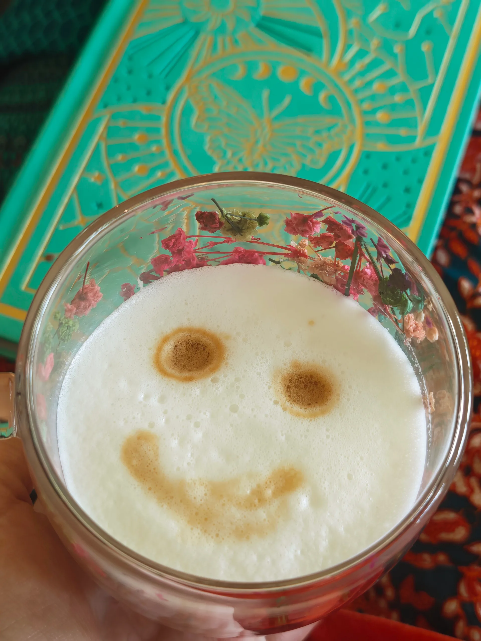 smiley latte