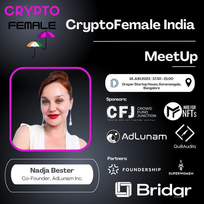 Crypto Female India MeetUp India